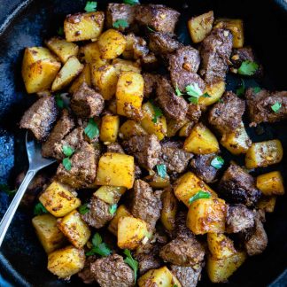Steak and Potatoe bites
