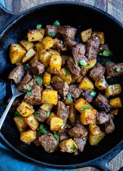 Steak and Potatoe bites